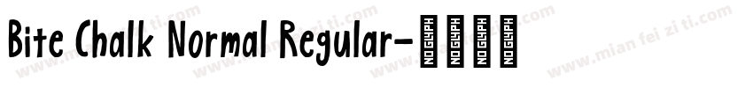 Bite Chalk Normal Regular字体转换